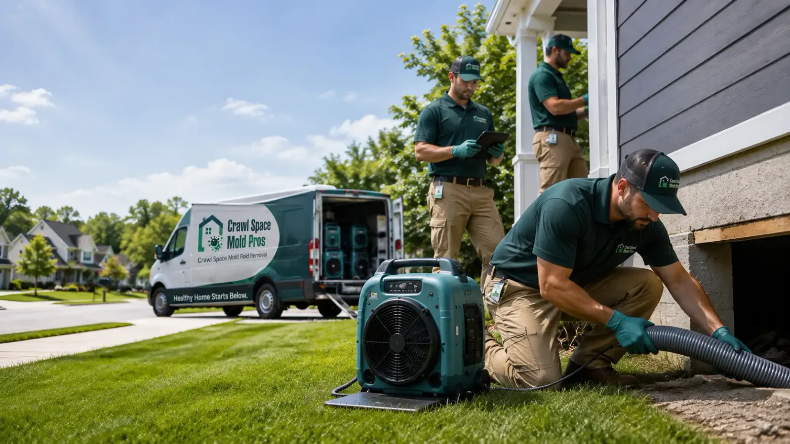 Crawl Space Mold Removal in Nevada, IA